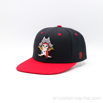 Niestandardowe logo 6 panelowe czapki snapback